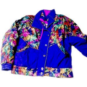 Vintage 90s puffy windbreaker jacket